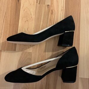 Cole Haan Black Suede Pumps